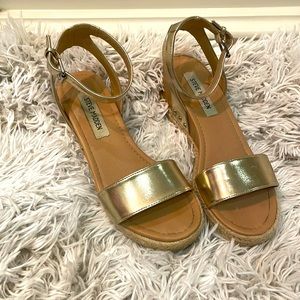 Steve Madden Gold Sandals